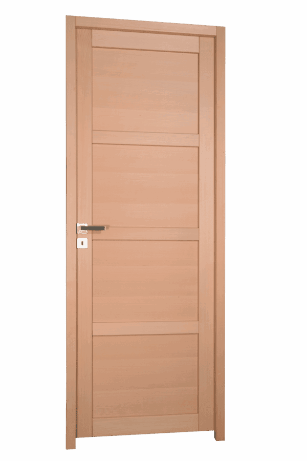 NOVA - Bloc porte hêtre 4 panneaux